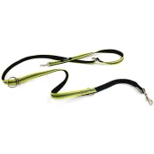 Поводок Croci Hiking AntiShock для дрессировки собак, нейлон, зеленый, 2.5×200 см