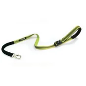 Поводок Croci Hiking AntiShock для собак, регулируемый, нейлон, зеленый, 4×38-50 см