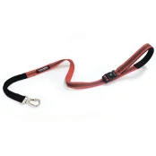 Поводок Croci Hiking AntiShock для собак, регулируемый, нейлон, красный, 4×38-50 см