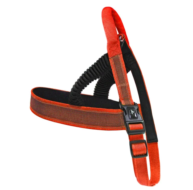Шлея Croci Hiking AntiShock для собак, регулируемая, нейлон, красная, 2.5×70-80 см