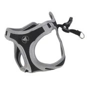 Шлея Croci Hiking Reflective для собак, нейлон, черный, размер M, 41-46 см