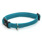 Ошейник Croci Soft Reflective для собак, светоотражающий, нейлон, голубой, 30-45×1.5 см