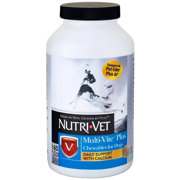 Мультивитамины Nutri-Vet Multi-Vite Plus для собак, 180 табл