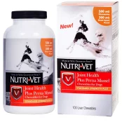 Жевательные таблетки для здоровья суставов Nutri-Vet Joint Health Plus Perna Mussel для собак, 100 табл
