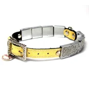 Ошейник Shiboo Sheba-18 для собак, белый, 1.5×40 см