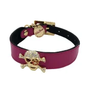 Ошейник Shiboo Candy Pink Pirate-25 для собак, розовый, 2.5×35 см