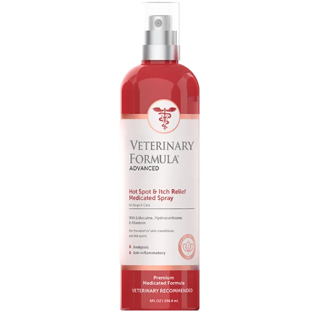 Спрей Veterinary Formula Advanced Hot Spot & Itch Relief Spray, для собак и кошек, 0.236 л