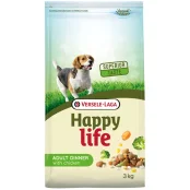 Сухой корм Happy Life Adult Dinner with Chicken для собак всех пород, с курицей и овощами,3 кг