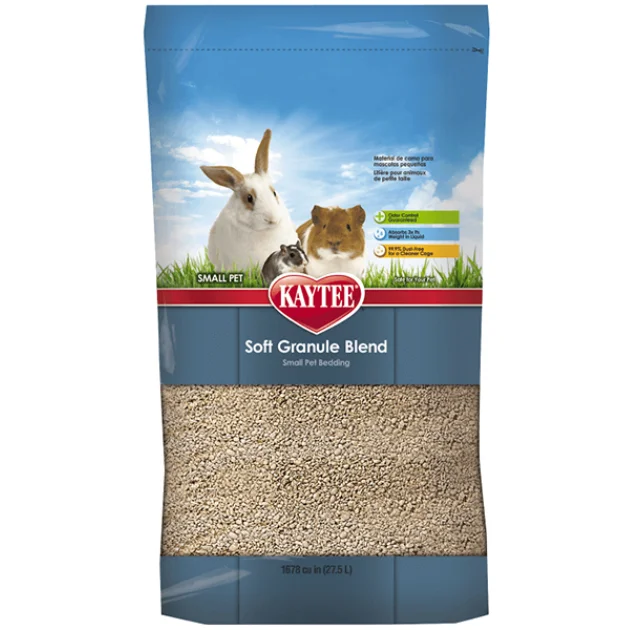 Подстилка Kaytee Soft Granule для грызунов, мелких животных, птиц, рептилий, целлюлоза, 27.5 л
