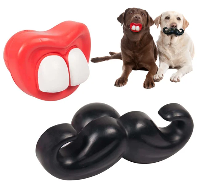 Игрушка Flamingo Toy Rubber Moustach, для собак