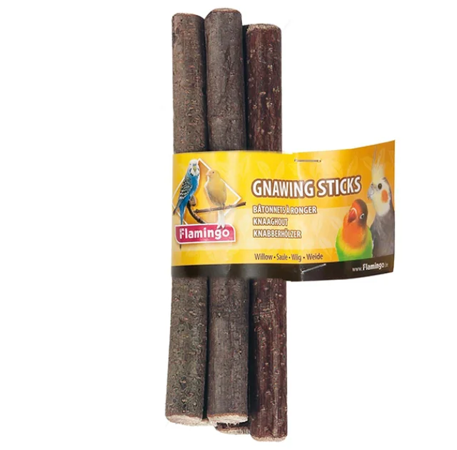 Палочки деревянные Flamingo Parrot Willow Sticks для попугаев, 22 см