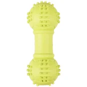 Игрушка Flamingo Scrum Volleyball Dumbbell, гантель с пищалкой, для собак