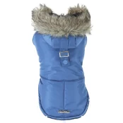 Куртка утепленная Croci Blue Parka для собак, зима, синий, XL, 35 см