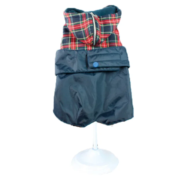 Куртка утепленная Croci Dachshund British для собак, зима, синий, XL, 34 см