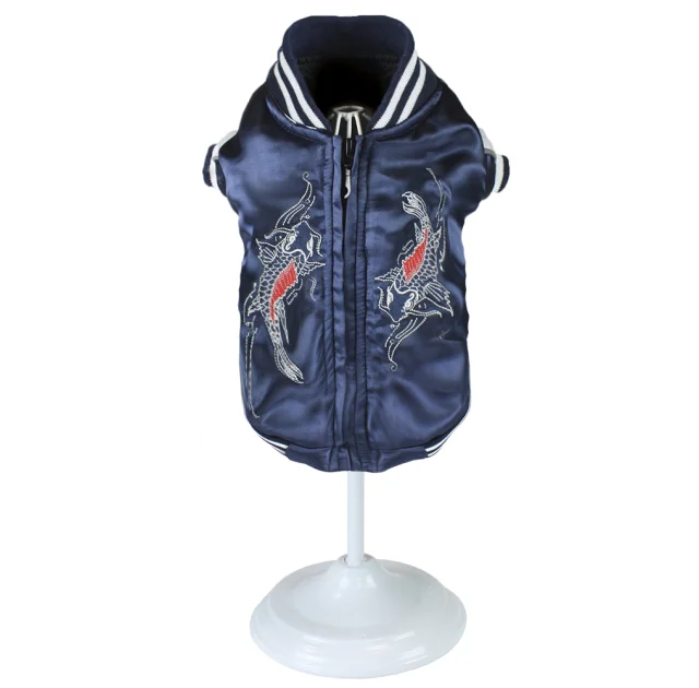 Куртка утепленная Croci Koi для собак, зима, синий, XL, 35 см