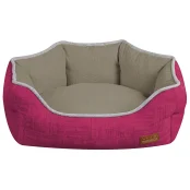 Диван Croci Cozy Fuxia для собак, овальный, розовый, 75×60×20 см