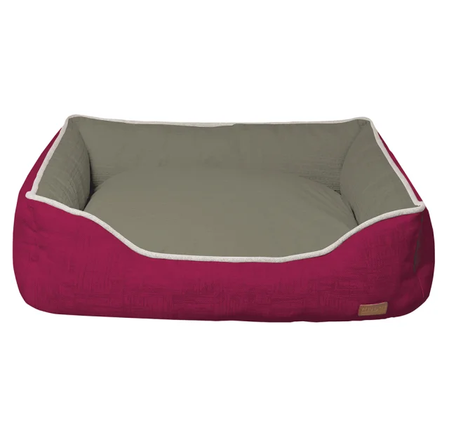 Диван Croci Cozy Fuxia для собак, прямоугольный, розовый, 70×60×20 см