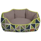 Диван Croci Cozy Ray для собак, овальный, разноцветный, 75×60×20 см