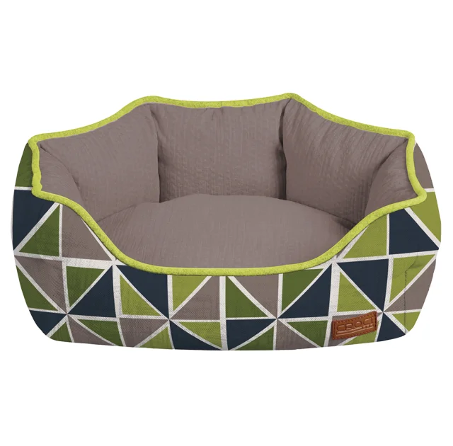 Диван Croci Cozy Ray для собак, овальный, разноцветный, 75×60×20 см