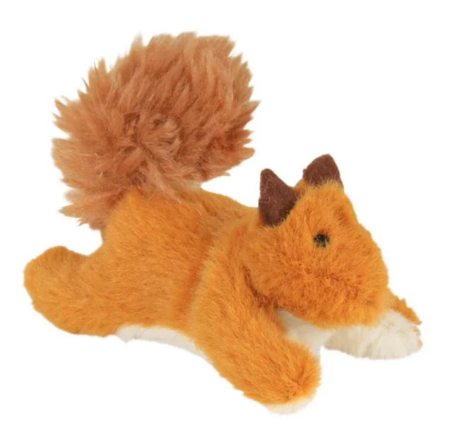 Игрушка Trixie белка плюшевая, для кошек, 9 см