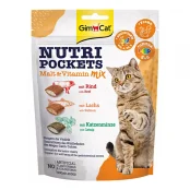 Ласощі GimCat Nutri Pockets Malt-Vitamin Mix, для котів, 150 г