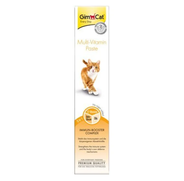 Паста GimCat Multi-Vitamin Paste, для кошек, 100 г