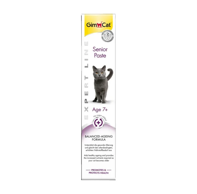 Паста GimCat Expert Line Senior, для кошек старше 7 лет, 50 г