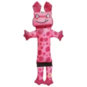 Игрушка GimDog робот с пищалкой, для собак, розовый, 38 см