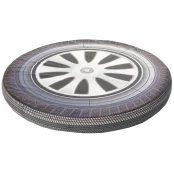 Подушка Croci Racing для котів і собак дрібних порід, бавовна, принт колесо, 50×5 см