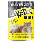 Силікагелевий наповнювач Kotix для котячого туалету, 3 л