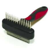 Дешеддер Croci 2 в 1 граблі + фурмінатор, для собак і котів, 8.5×16 см