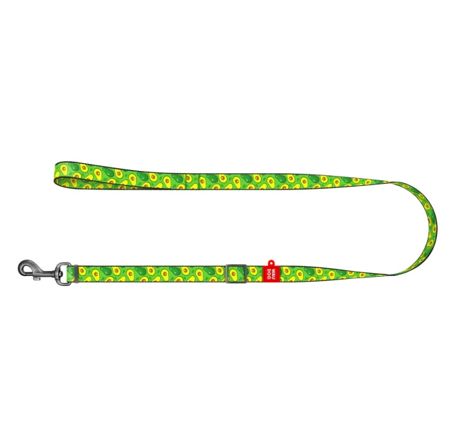 Поводок WAUDOG Nylon для собак, Авокадо, ширина 20 мм, длинна 152-183 см