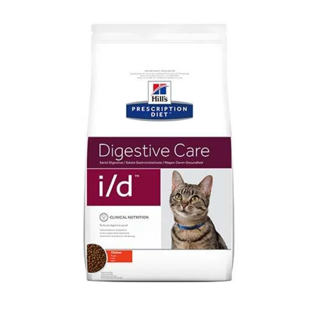 Сухий корм Hill's Prescription Diet Feline i/d Digestive Care для котів, з куркою, 400 г
