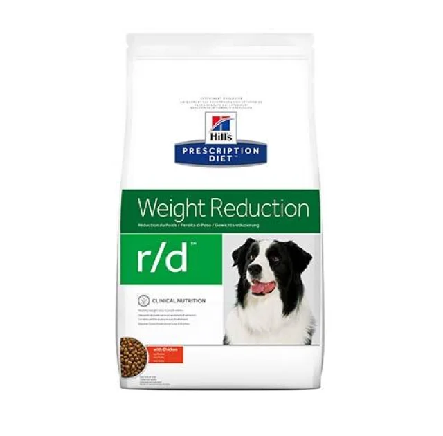 Сухой корм Hill's Prescription Diet Canine r/d Weight Reduction для собак, с курицей, 12 кг