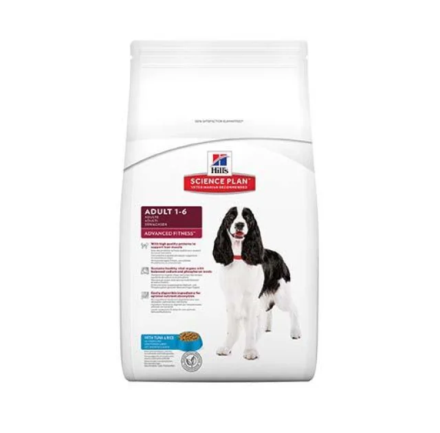 Сухий корм Hill's Science Plan Canine Adult Advanced Fitness with Tuna для собак сердньої порід, з тунцем, 12 кг