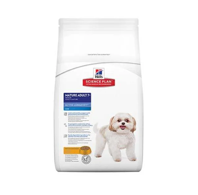 Сухий корм Hill's Science Plan Canine Mature Adult 7+ Active для собак маленьких порід, з куркою, 7.5 кг