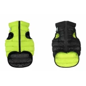 Двусторонняя куртка AiryVest XS22 для собак, салатово-черная