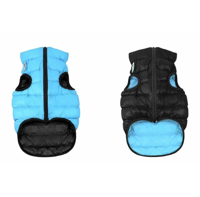 Двостороння куртка AiryVest XS22 для собак, чорно-блакитна
