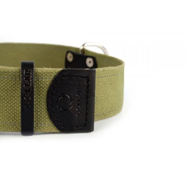 Нашийник Collar Брезент, х / б, тасьма зі світловідбиваючої ниткою, ширина 45 мм, довжина 56-71 см