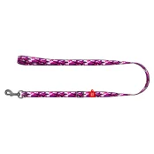 Поводок WAUDOG Nylon для собак, Розовый камо, ширина 15 мм, длинна 152-183 см