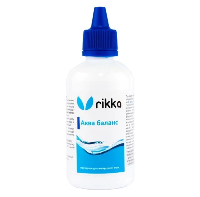 Средство Rikka Аква баланс для ухода за водой в аквариуме, 100 мл (WT-181)