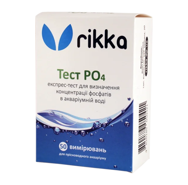 Тест Rikka PO4 для определения концентрации фосфатов в воде (T-106)
