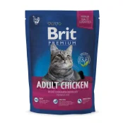Сухий корм Brit Premium Cat Adult Chicken, для кішок, 0.8 кг