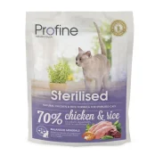 Сухой корм Profine Cat Sterilised, для стерилизованных кошек, с курицей и рисом, 0.3 кг