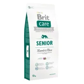 Сухой корм Brit Care Senior Lamb & Rice, для пожилых собак, 12 кг