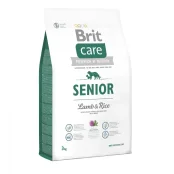 Сухой корм Brit Care Senior Lamb & Rice, для пожилых собак, 3 кг