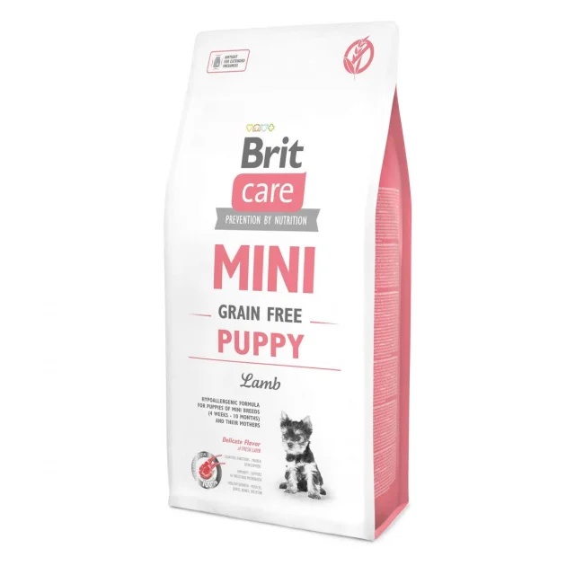 Сухий корм Brit Care GF Mini Puppy Lamb, для цуценят, з ягням, 7 кг