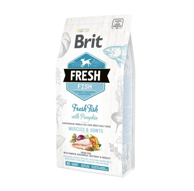Сухий корм Brit Fresh Fish / Pumpkin Adult Large, для собак великих порід, 12 кг