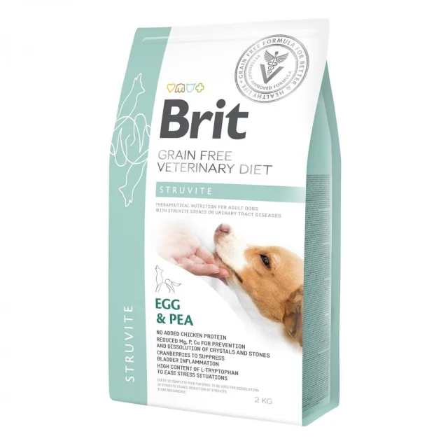 Сухой корм Brit GF VetDiets Dog Struvite, при мочекаменной болезни, для собак, 2 кг