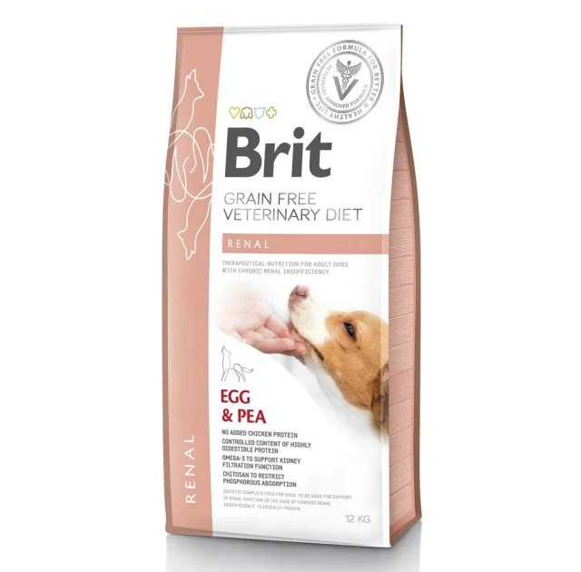 Сухой корм Brit GF VetDiets Dog Renal, при почечной недостаточности, для собак, 12 кг